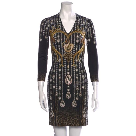 Just Cavalli jewels printed mini dress, size 38(XS) - Picture 1 of 15